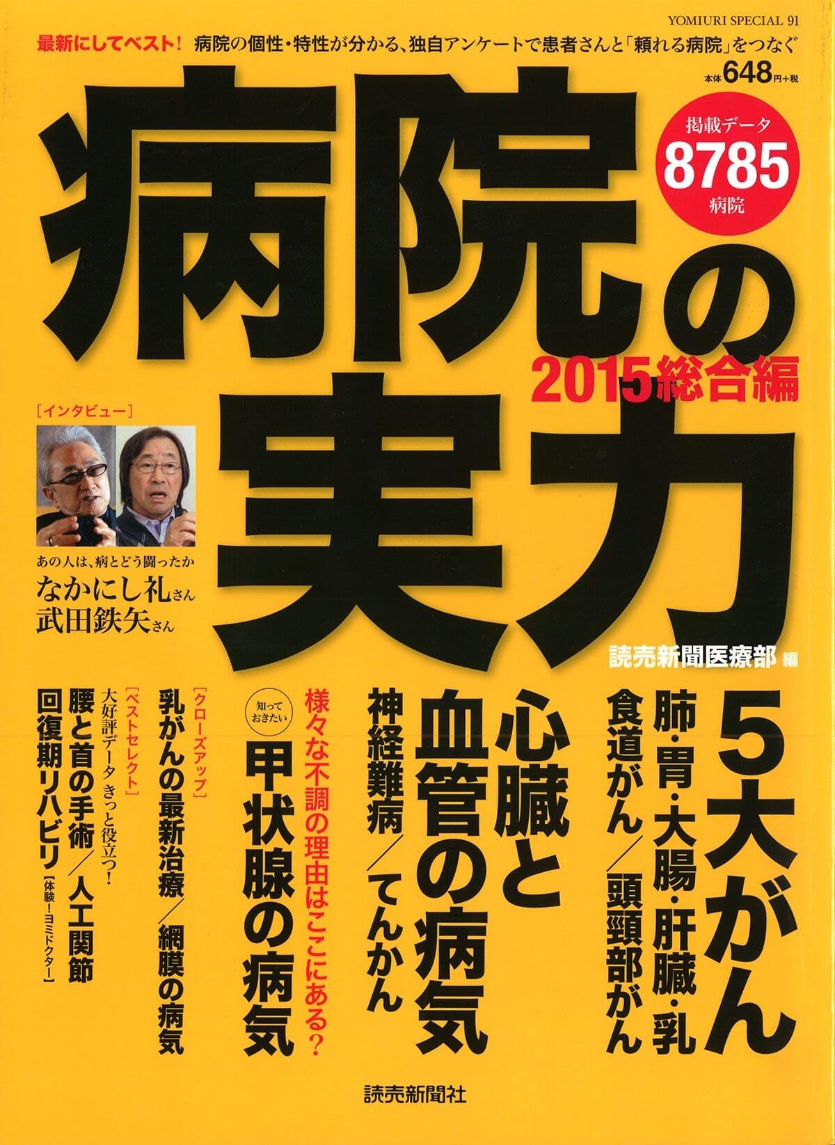 雑誌『病院の実力2015総合編』